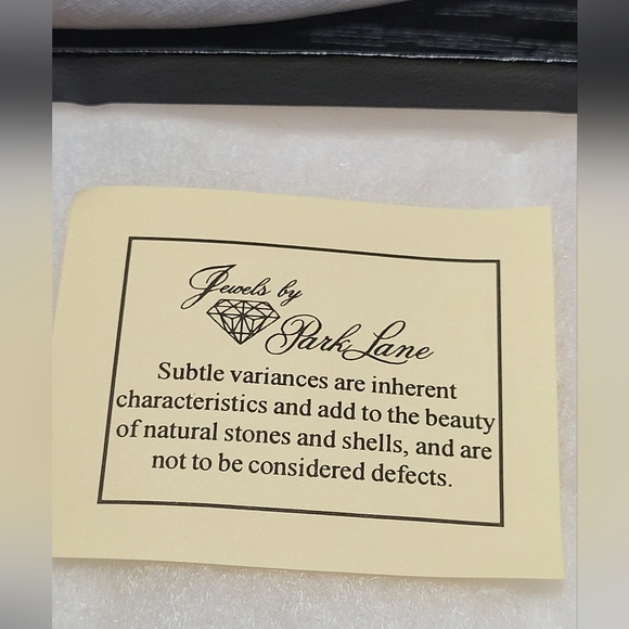 Park‎ Lane Madison Bracelet Black Grey Pearl Abalone 8.5" Stretch NWT - Picture 6 of 8